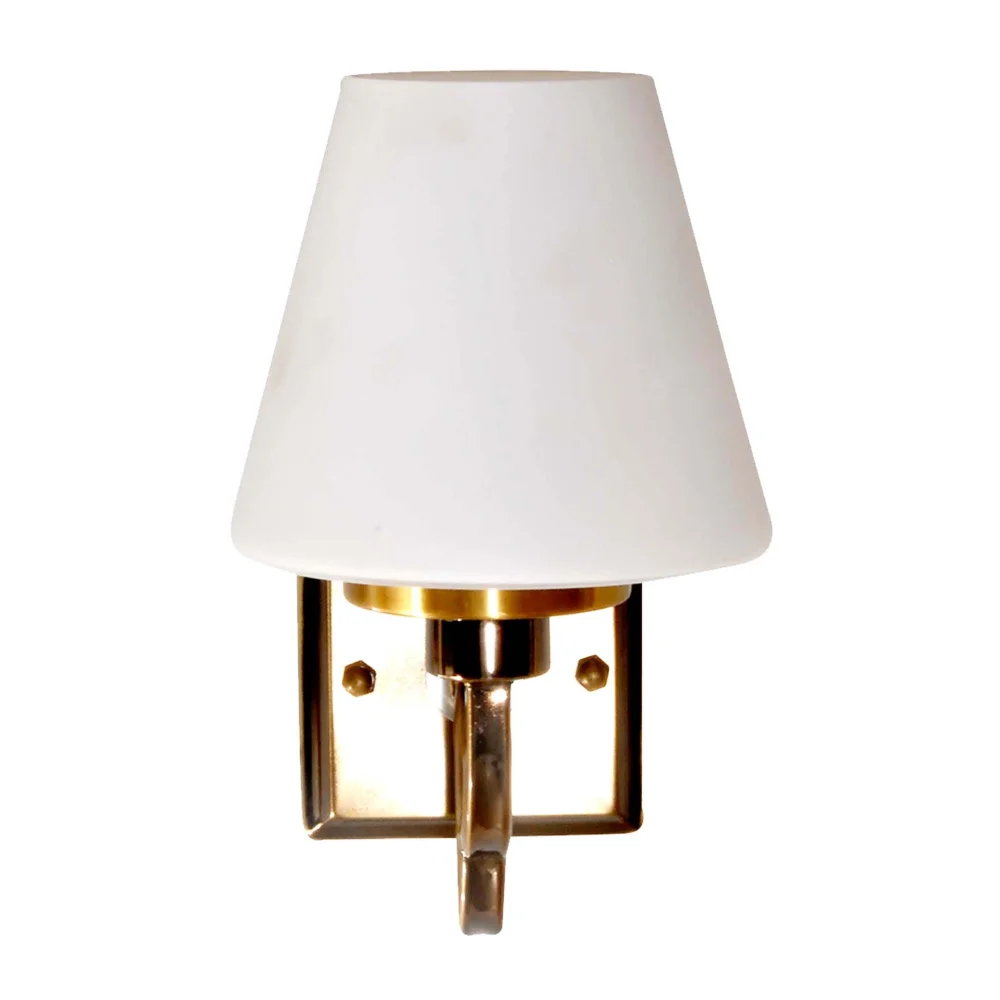 Enhance your space Toned White Glass Wall Light | SKE-140008/1