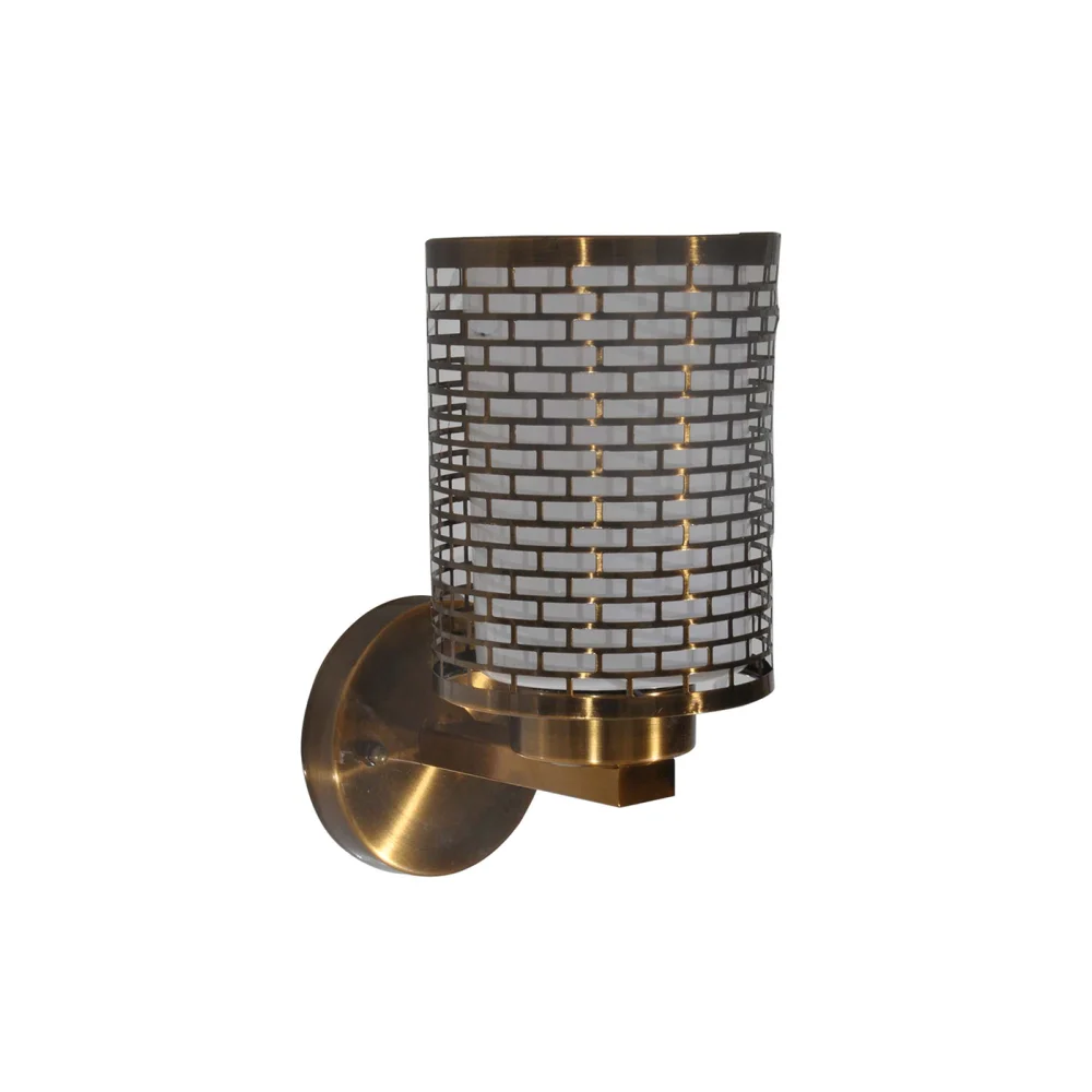 Elevate Your Home Decor Stylish Brick Jali Wall Light | SKE-140005/1