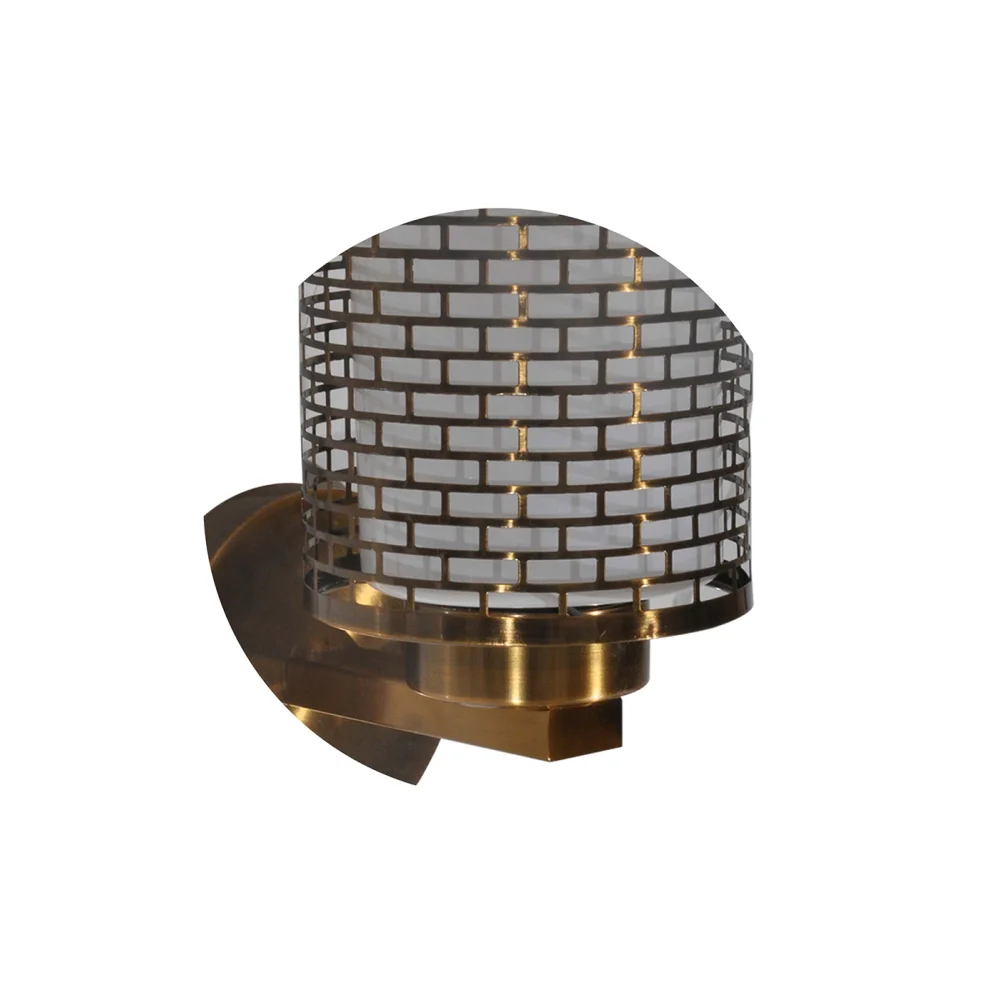 Elevate Your Home Decor Stylish Brick Jali Wall Light | SKE-140005/1