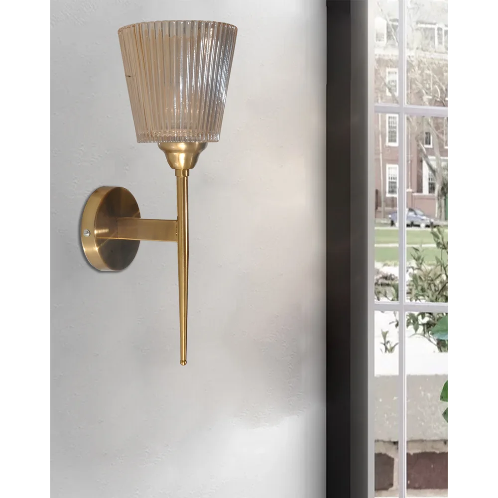 Torchiere Mashal Wall Light with Ember Cocktail Glass | SKE-140003/1