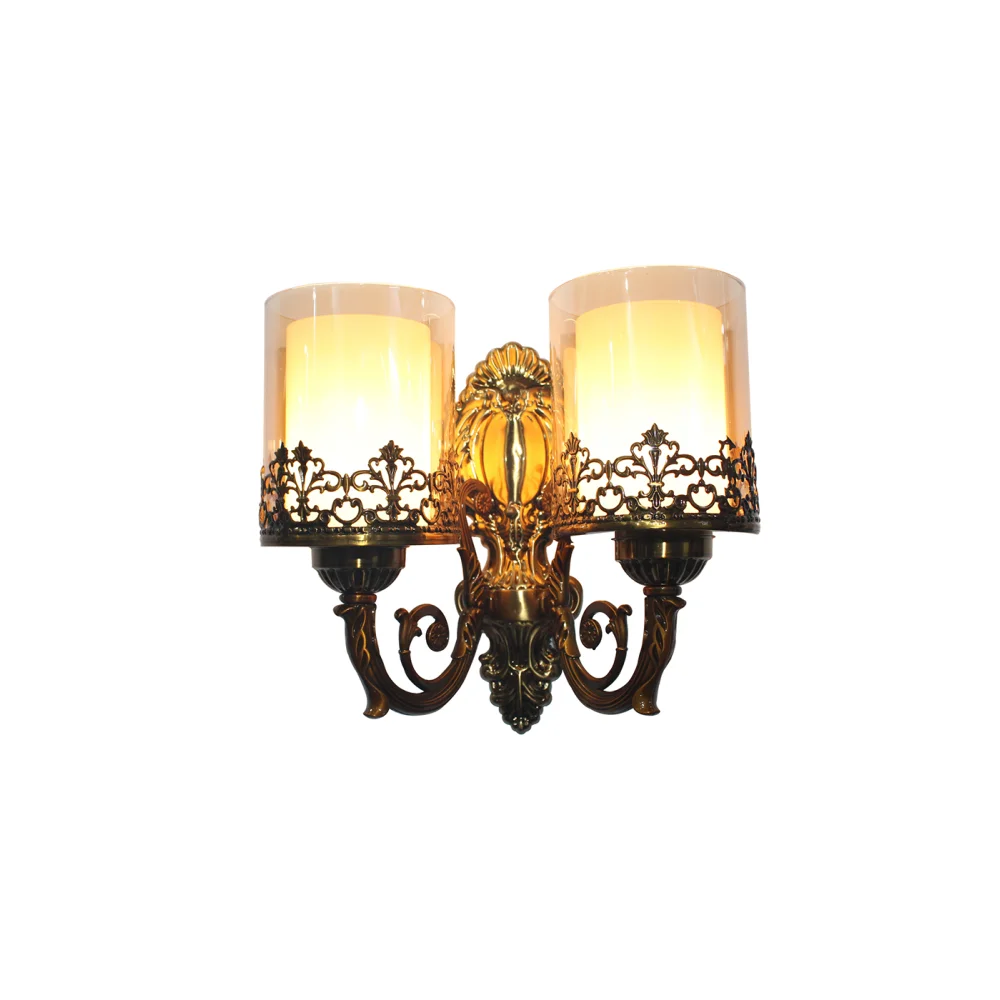 Classic Double Arm Wall Light for Living Room | SKE-140014/2 DACWL