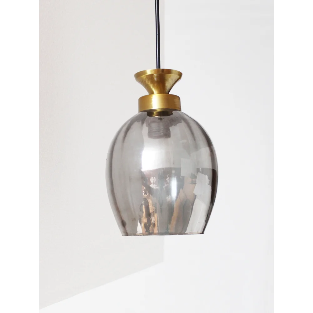 Hanging Light with Smoke Glass Shade | SKE-170003 SG