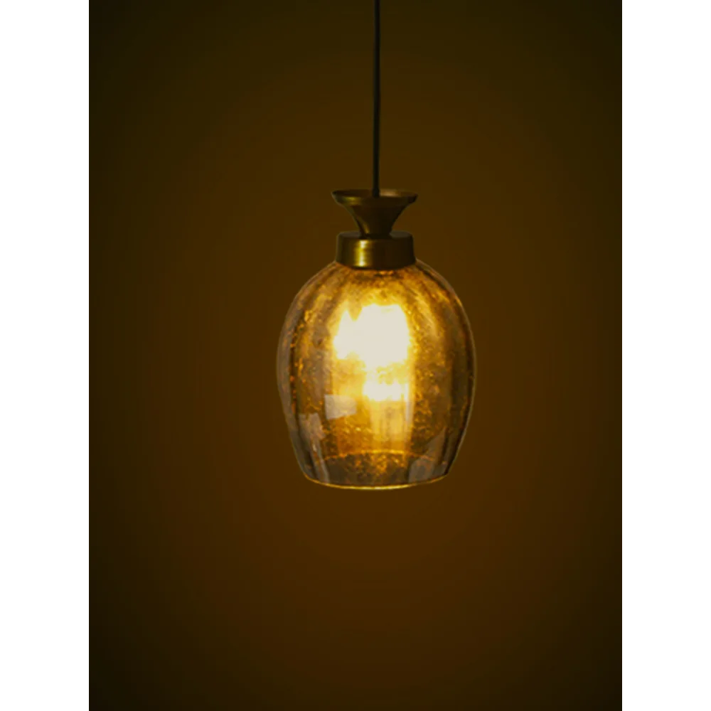 Hanging Light with Smoke Glass Shade | SKE-170003 SG