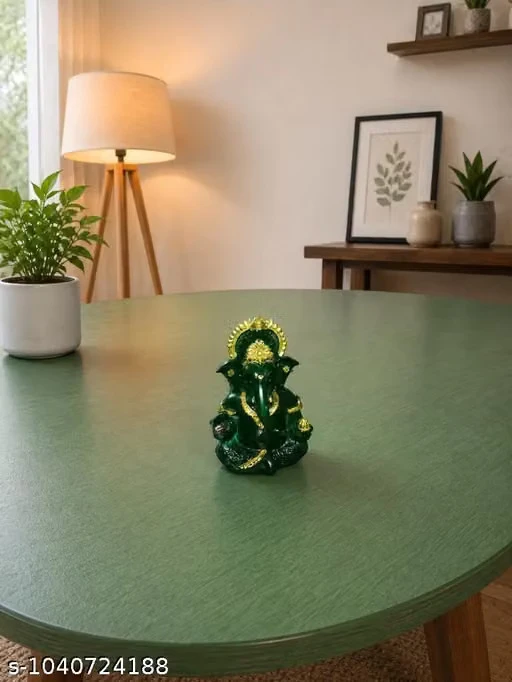 Ganesha Premium Emerald Green Lord Vinayak Idol – Symbol of Prosperity, Wisdom & Good Fortune