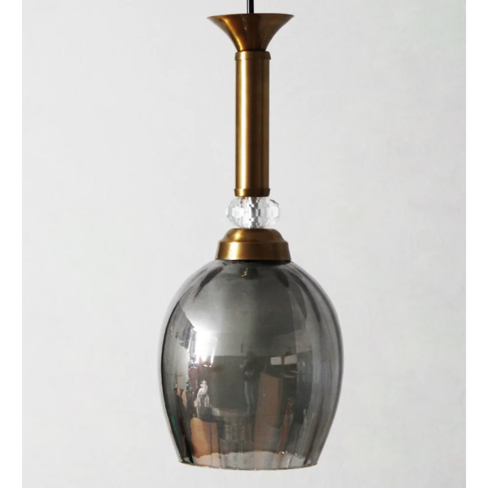 Pendant Light with Smoke Grey Glass Pendant Light | SKE-170008_SGG