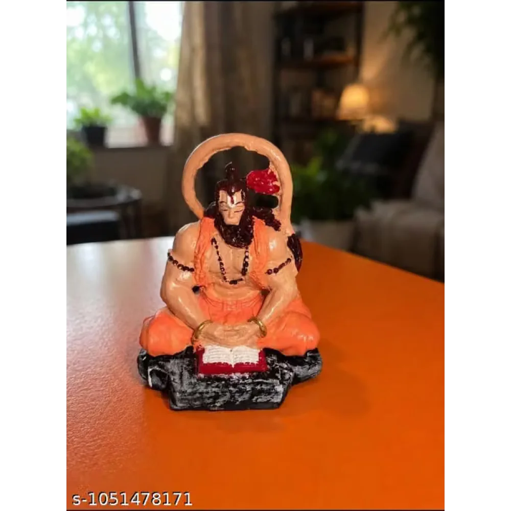 Idol Home Decor Bajrang Bali Empowering Protective | Hand-Painted Lord Hanuman | Statue for Courage, Resilience, and Mental Strength in Home Interiors