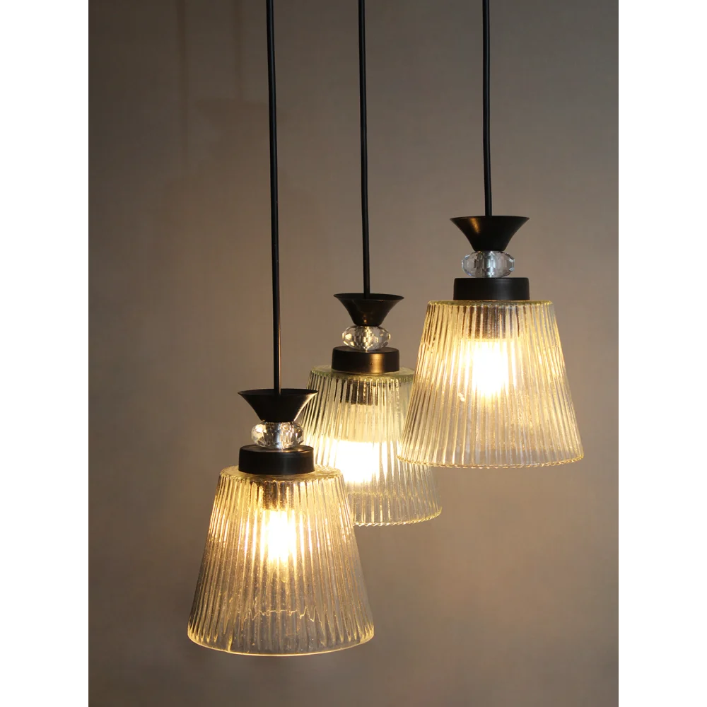 Modern Triple Glass Cluster Hanging Light | SKE-170012_MTGCHL