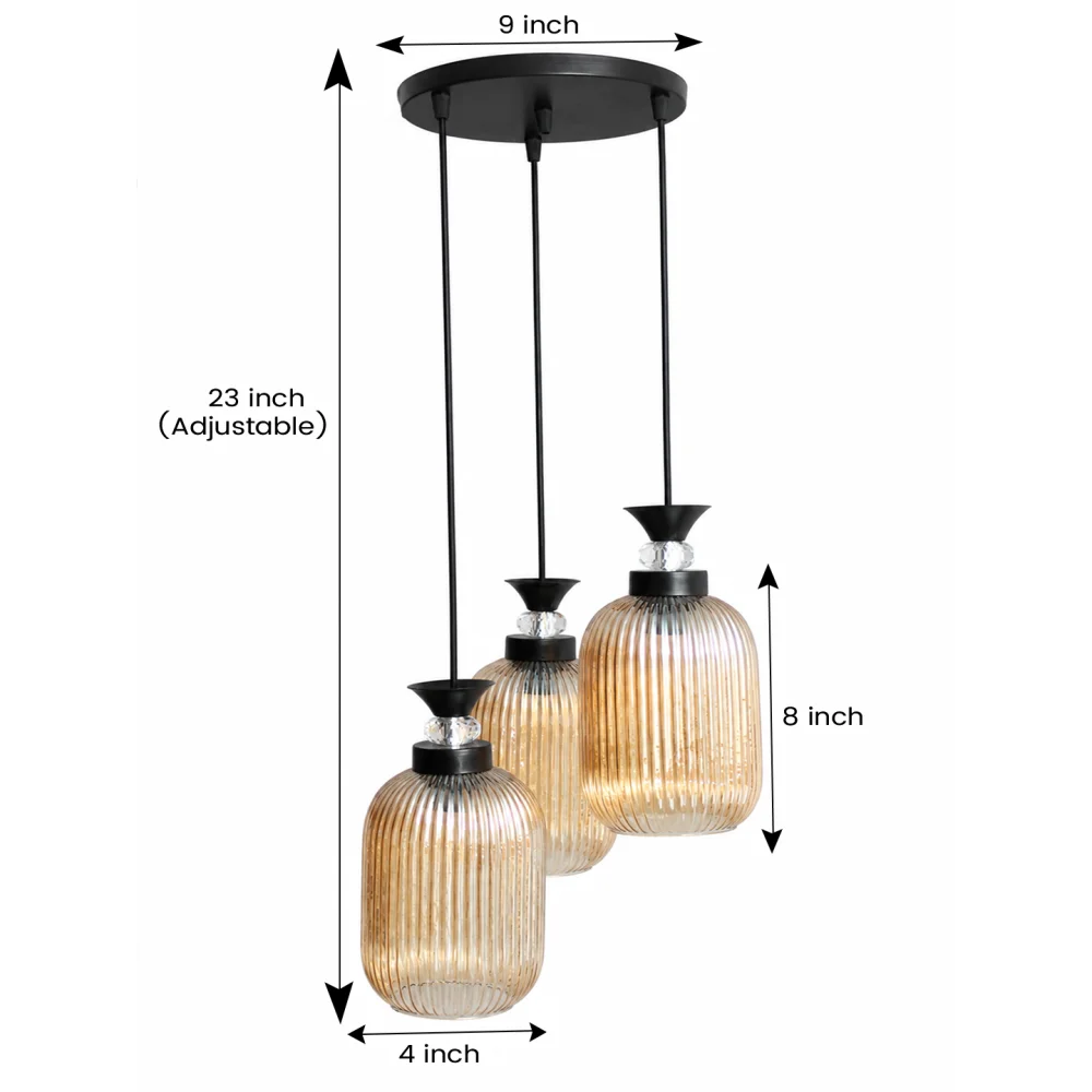 Decorative 3-Light Cluster Hanging Light | SKE-170014_DLCHL