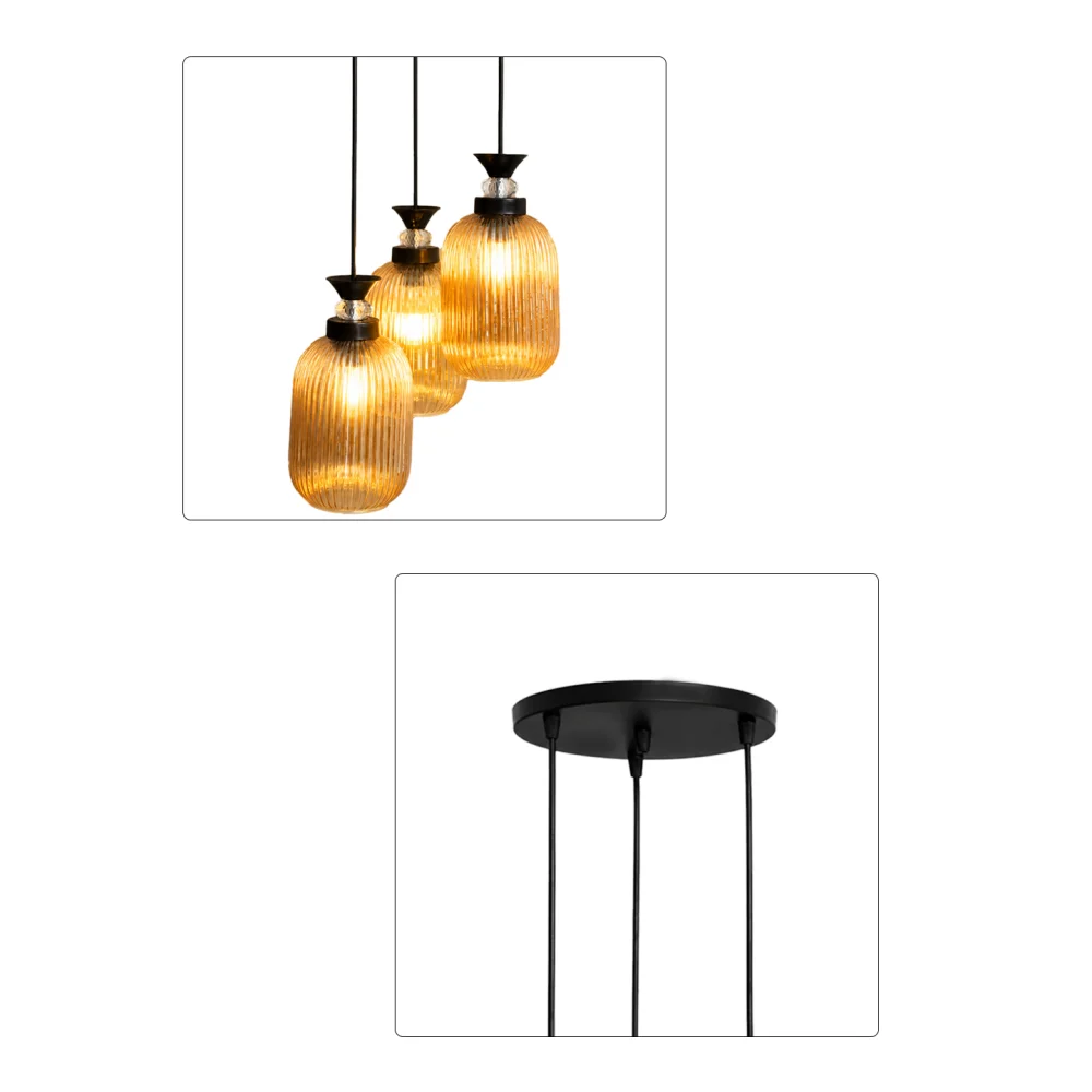 Decorative 3-Light Cluster Hanging Light | SKE-170014_DLCHL