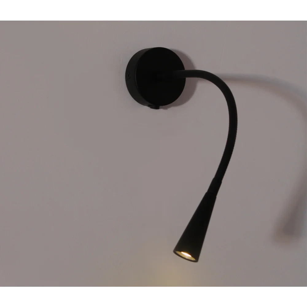 Modern Black Wall-Mounted LED Reading Spotlight 14 Inch | SKE-140031