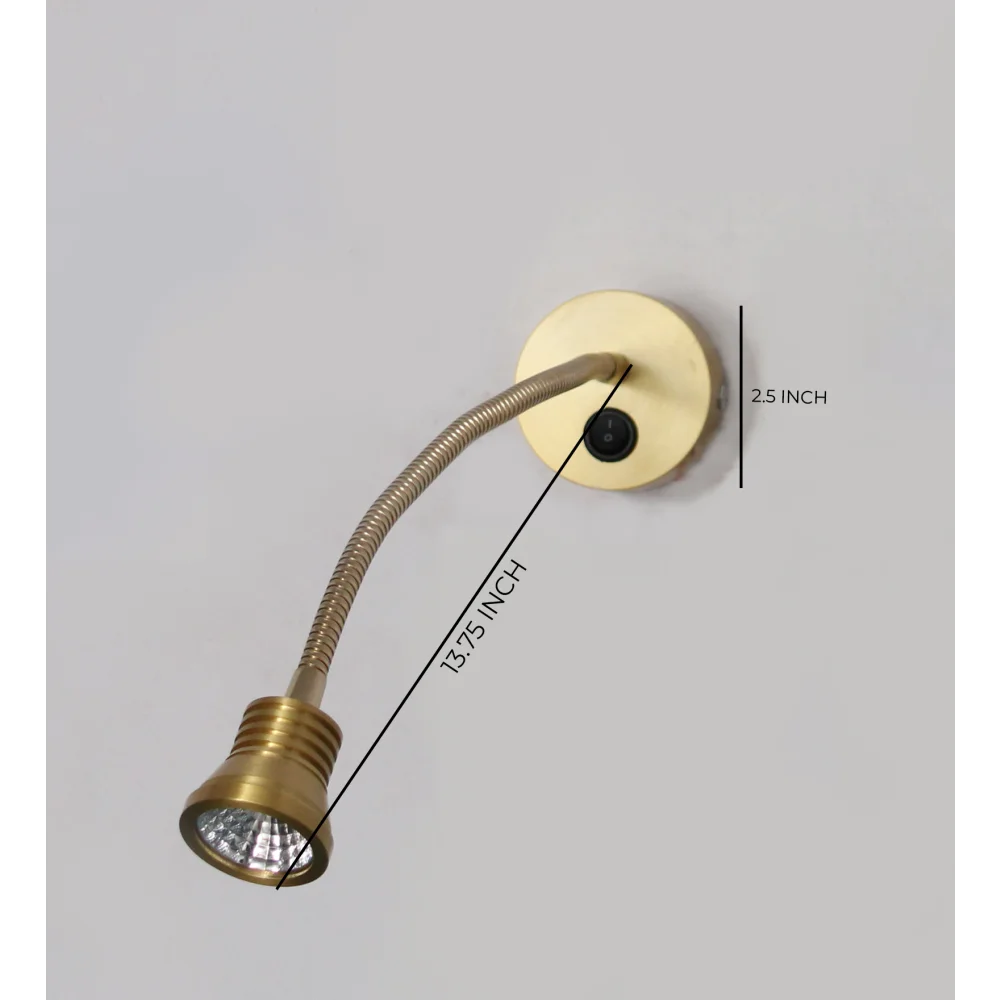 Golden Flexible Wall-Mounted LED Spot Light | SKE-140030_GFWM