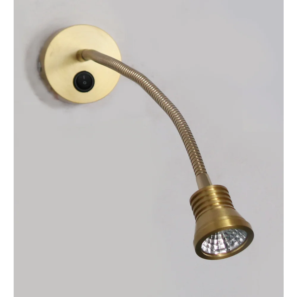 Golden Flexible Wall-Mounted LED Spot Light | SKE-140030_GFWM
