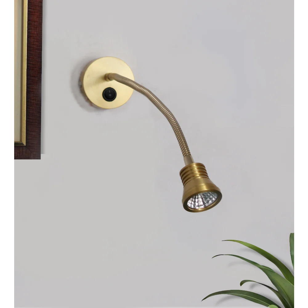 Golden Flexible Wall-Mounted LED Spot Light | SKE-140030_GFWM