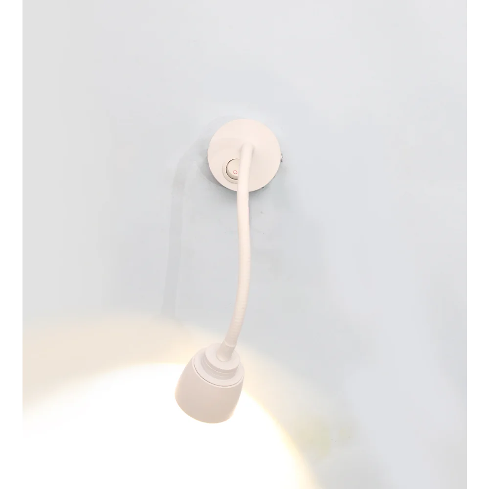 Modern LED Wall-Mounted Adjustable Cone Spotlight with Switch | SKE-140032_WSL