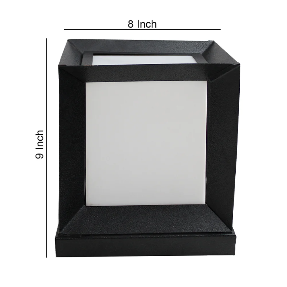 Modern Black Outdoor Gate Light & Pillar Lamp | SKE-200004