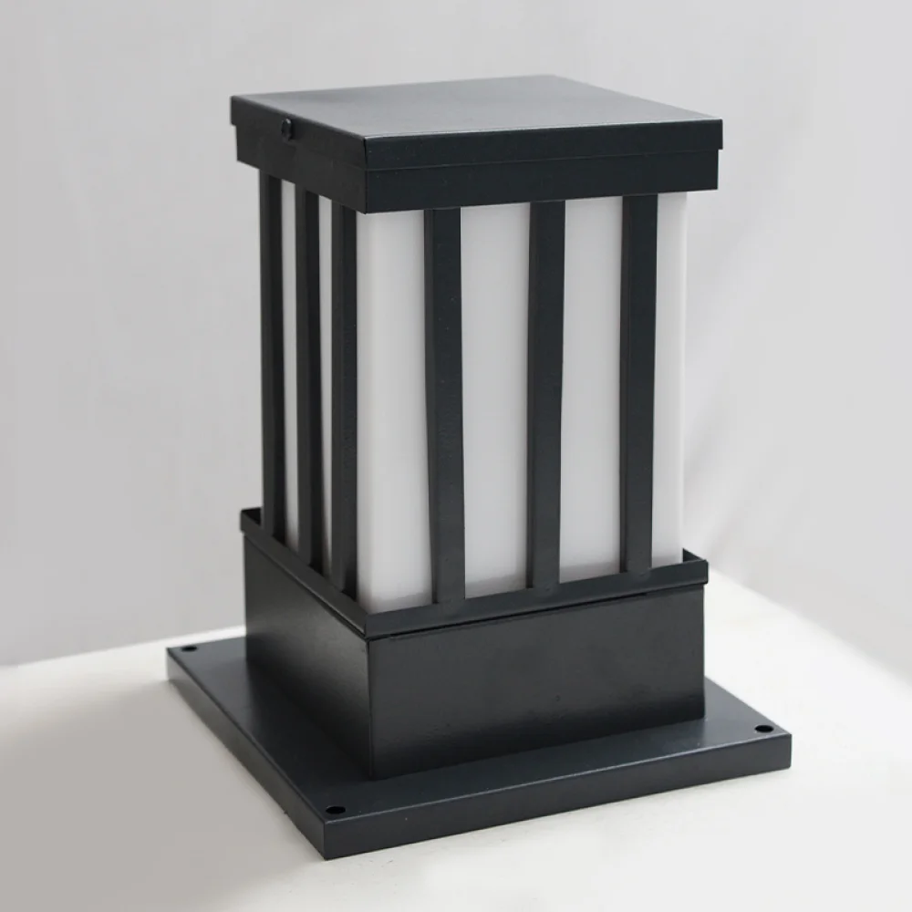 Classic Grey Jail Outdoor Gate Light for Home | SKE-200005