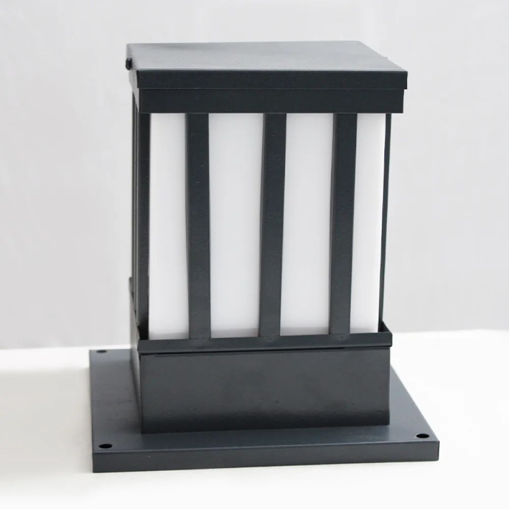 Classic Grey Jail Outdoor Gate Light for Home | SKE-200005