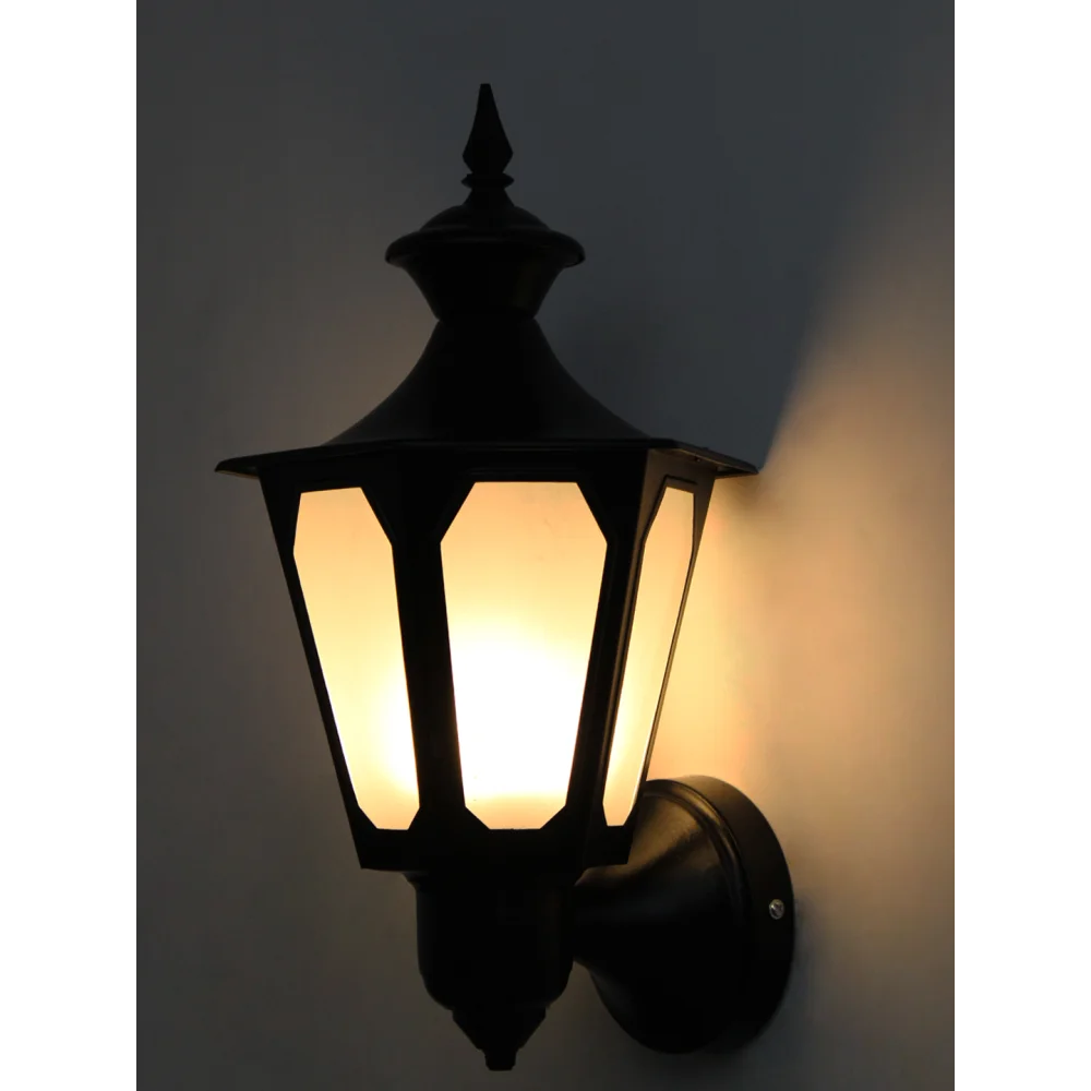 Classic Black Outdoor Wall Lantern Light | SKE-200007