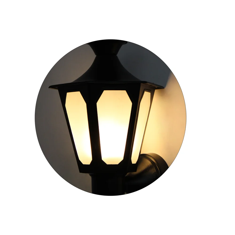 Classic Black Outdoor Wall Lantern Light | SKE-200007