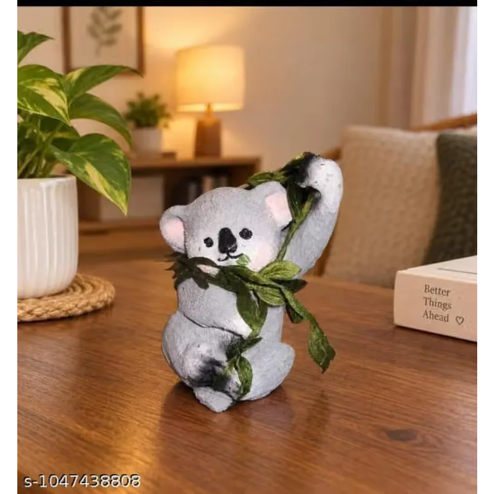 Hanging Planter Cute Koala | Animal Sculpture | Showpiece for Home Decor, Balcony, Garden & Indoor Plant | Hanging Garden Decor | Koala showpiece | Plant Lover Gift | Car Dashboard Idol