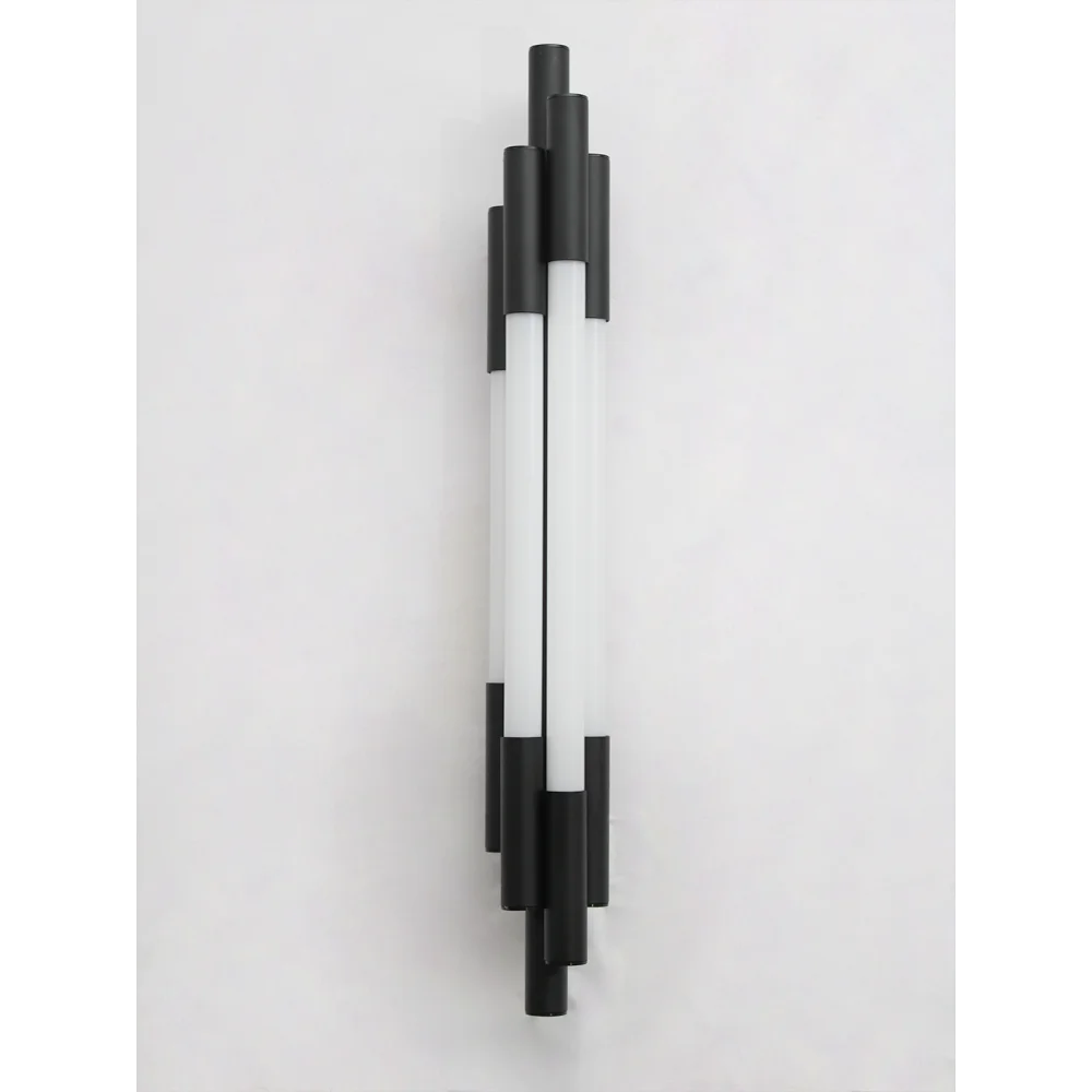 Modern Black Vertical LED Wall Light | SKE-140075_Blk