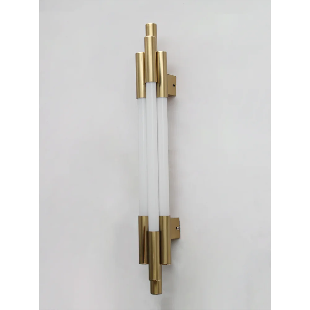 Modern Gold Vertical Linear LED Sconce | SKE-140075_GD