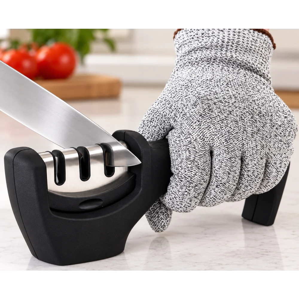 Sharpener Knife Tool | Advanced Knife Sharpener for Kitchen | Rod Knife Sharpner Knives Sharpening Tool for Steel Knives | Knife sharpner
