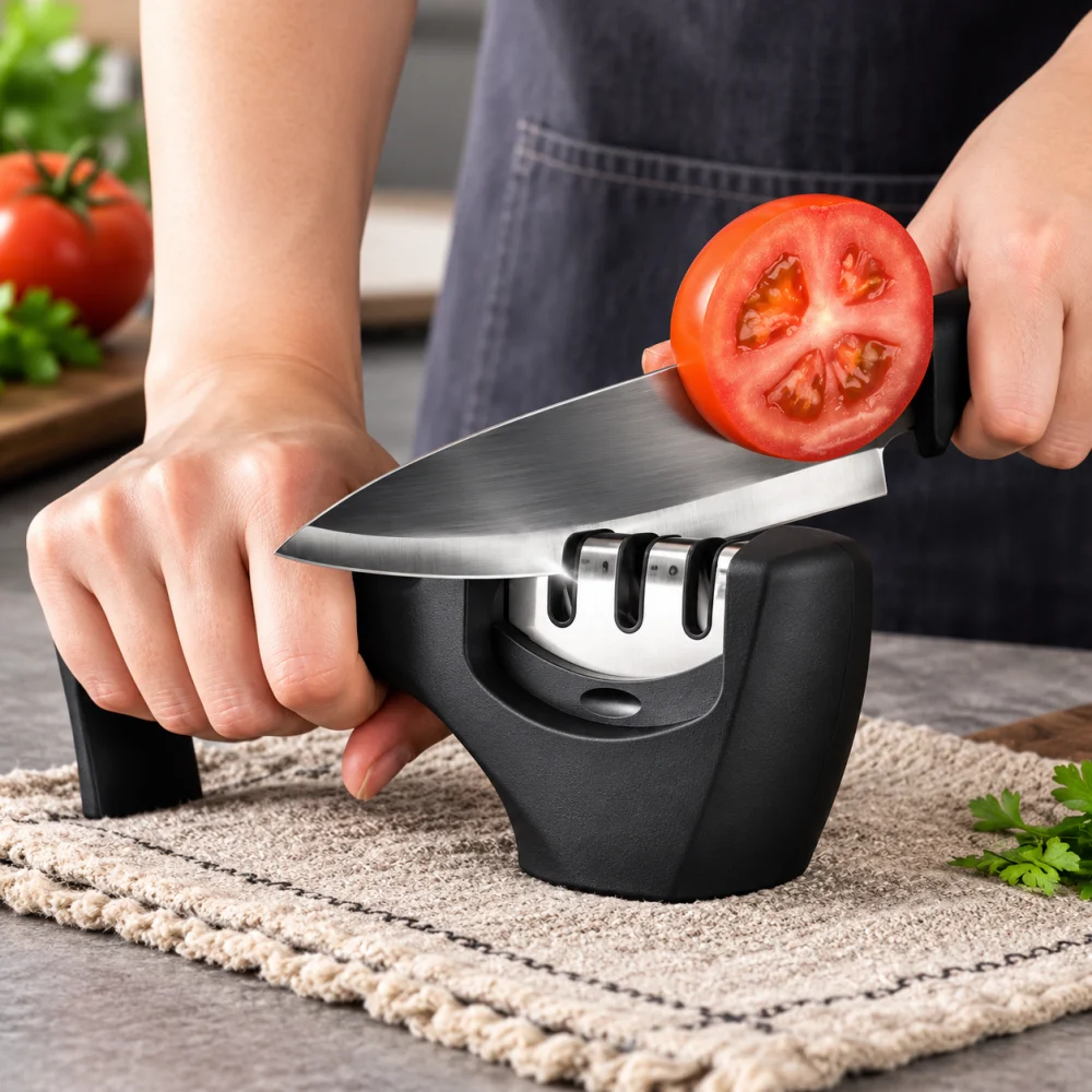 Sharpener Knife Tool | Advanced Knife Sharpener for Kitchen | Rod Knife Sharpner Knives Sharpening Tool for Steel Knives | Knife sharpner