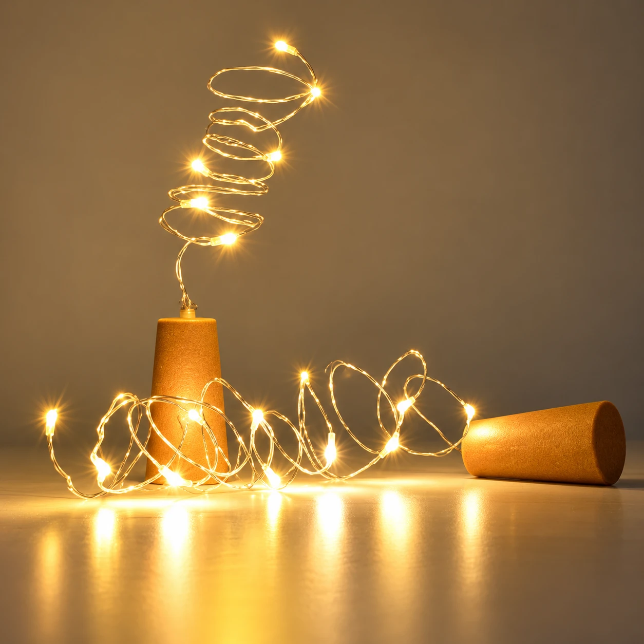 Wine Bottle Cork String Light for Home Decoration, Wedding, Christmas Decoration, Indoor & Outdoor Decorations, DIY Crafts (Warm White)