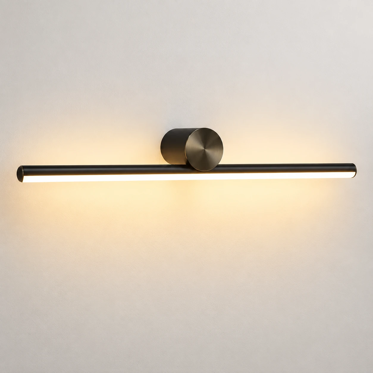 Tryka® Modern LED Picture/Dressing/Vanity/Bathroom/Mirror Light with 3 Step Light Mode & Non-Adjustable Head (White, Warm White and Nautral White) (Black & Gold, 12 Watt)