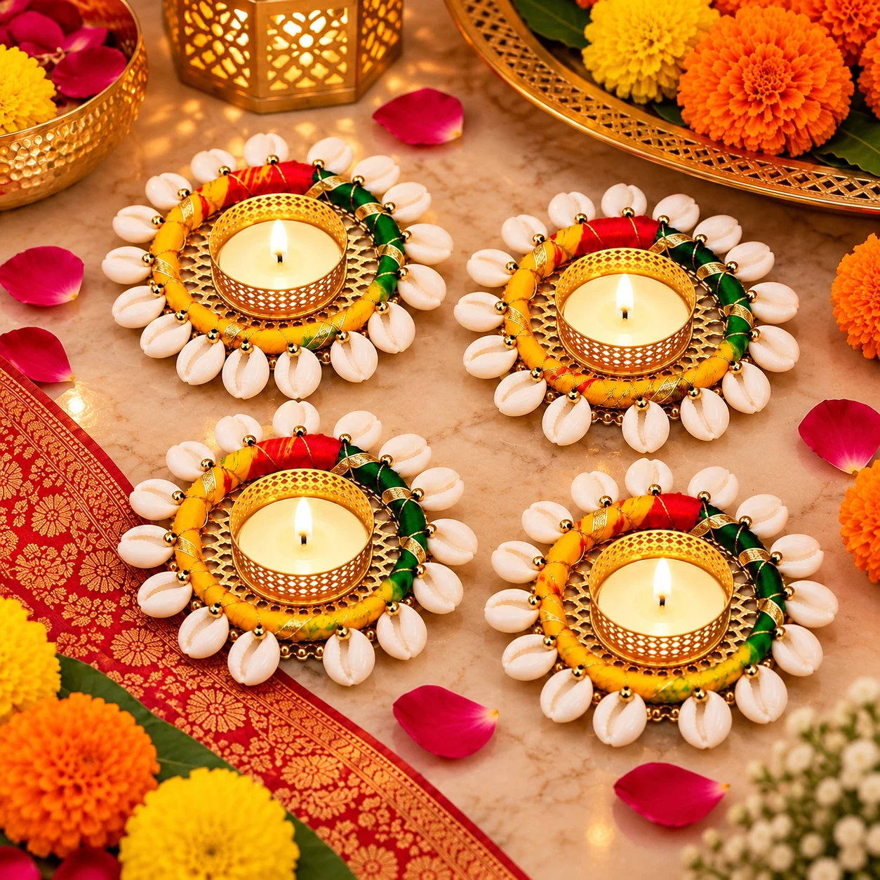 Bangle Tealight Holder Set of 4