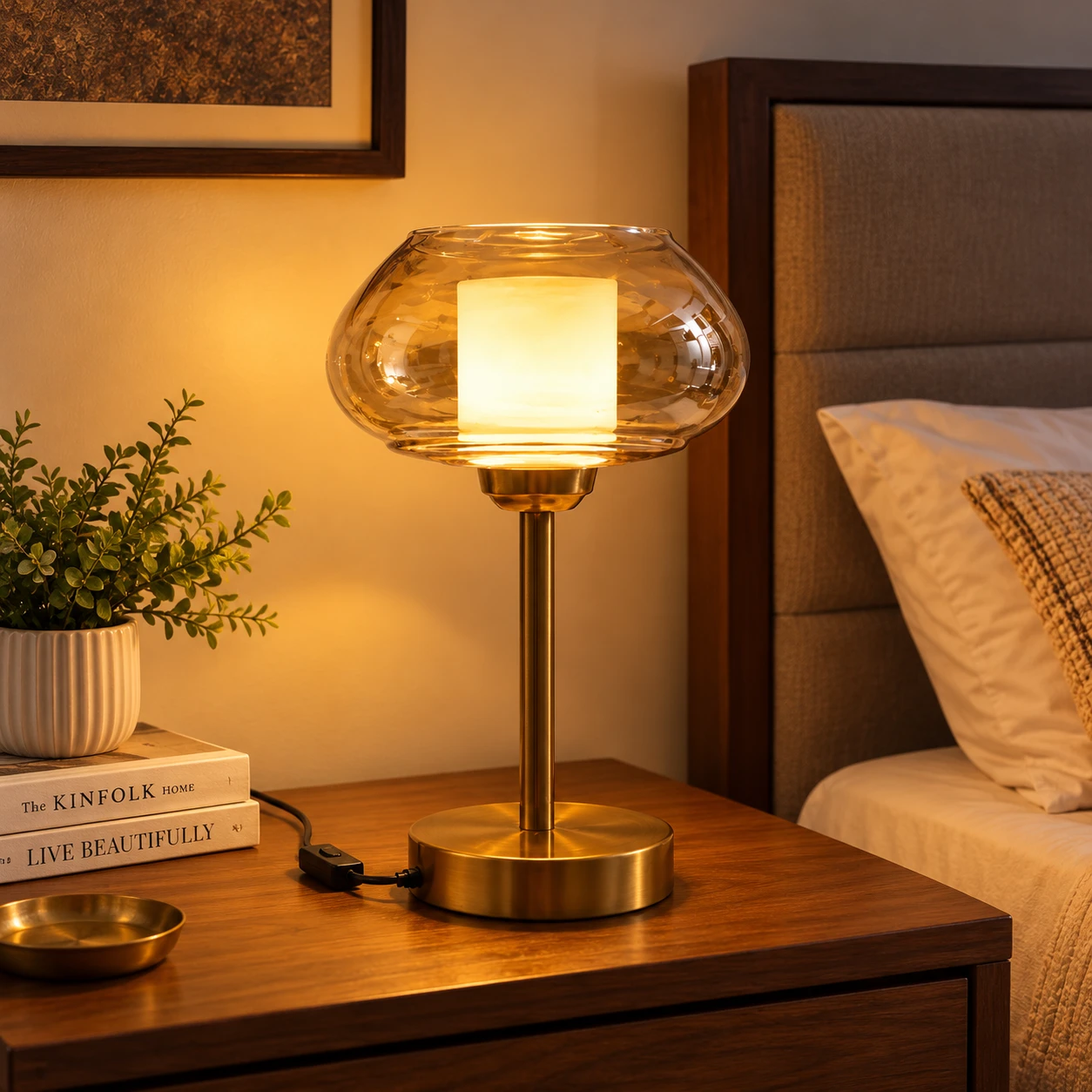 Amber Kachori Vintage Table Lamp | SKE-150009_AKVTL