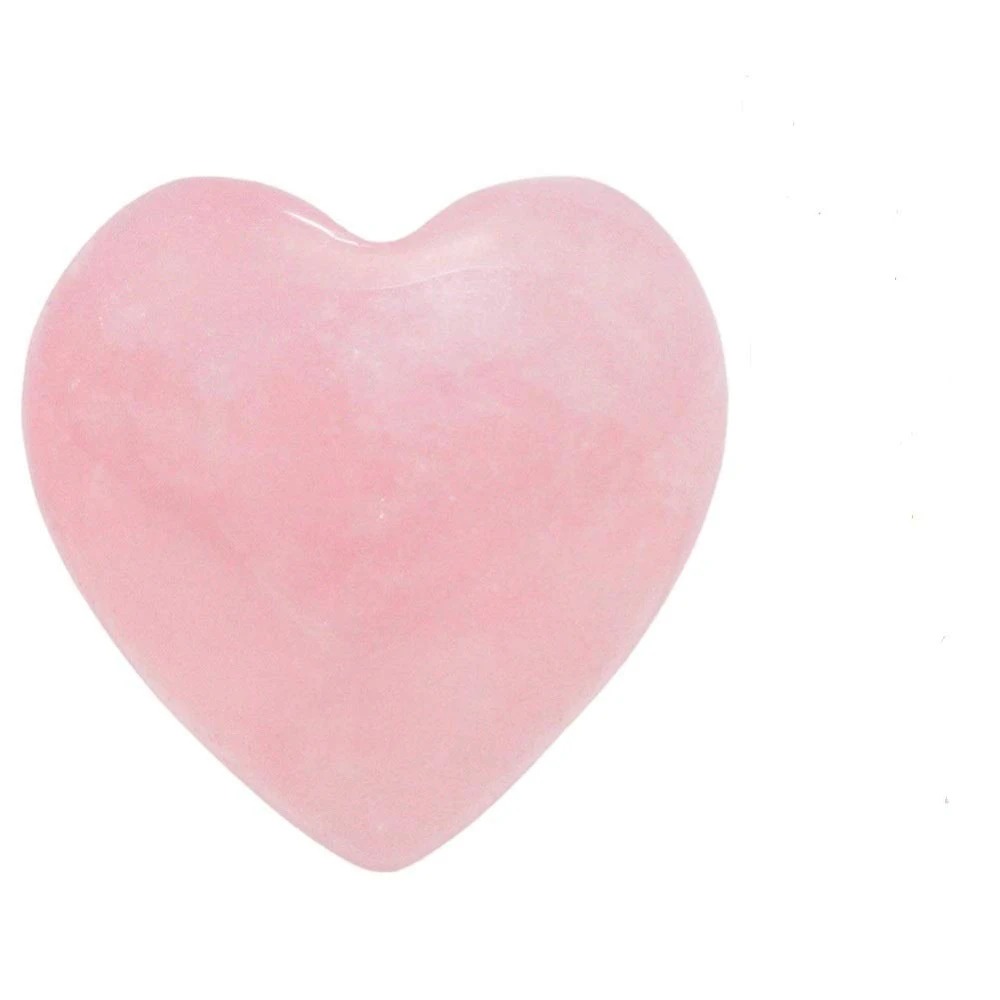 Natural Rose Quartz Heart MINI Crystal, Heart Shape Stone For Heart Chakra And Positive Energy Pack Of 5 Pcs,