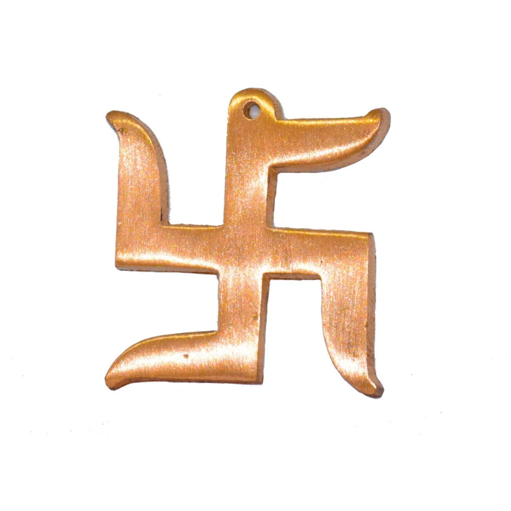 Swastik Pure Copper Wall Hanging  For Vastu Energy Helix.