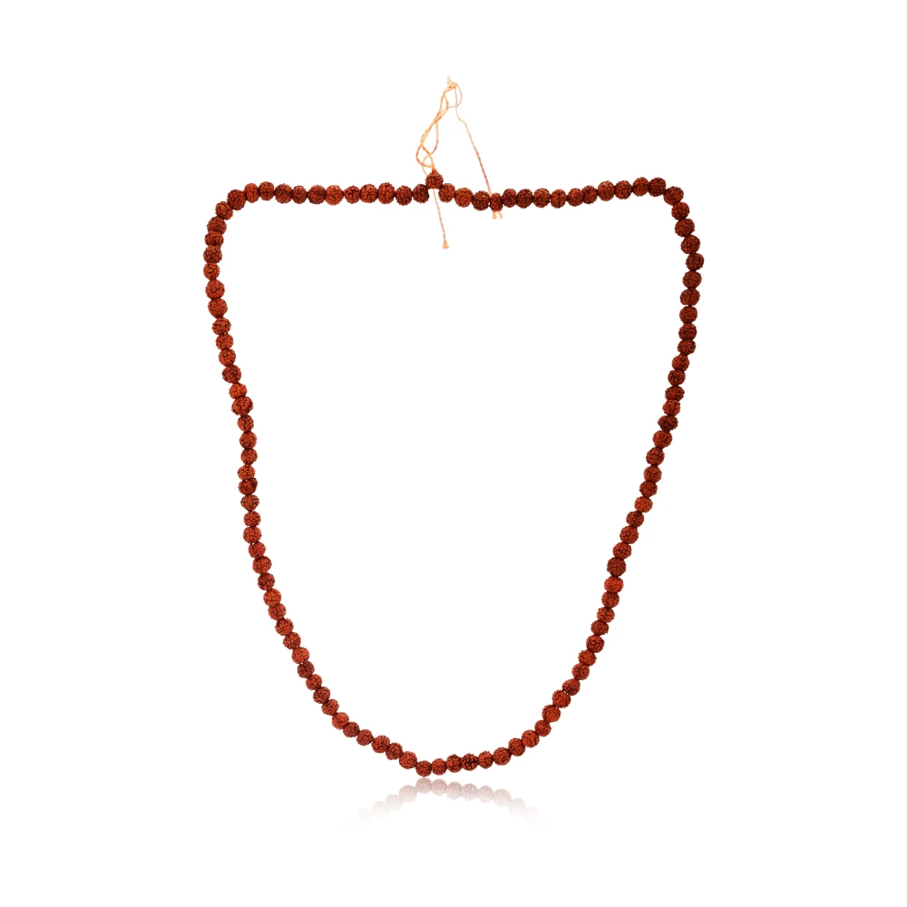 Natural Five Face -Panch Mukhi Rudraksha Mala-Rudraksha 5 MM Beads.