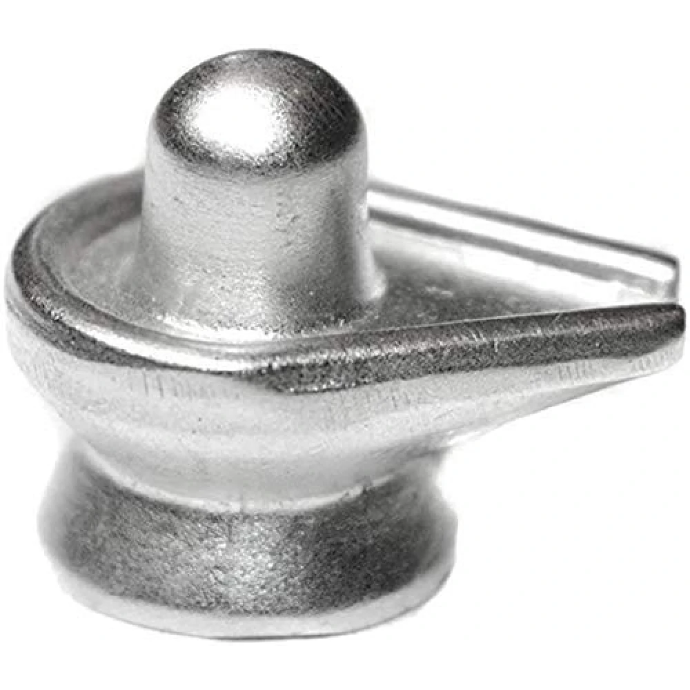 Mercury Lord Shiva's Shivling Idol Parad Idol In (112 Gm) Silver.