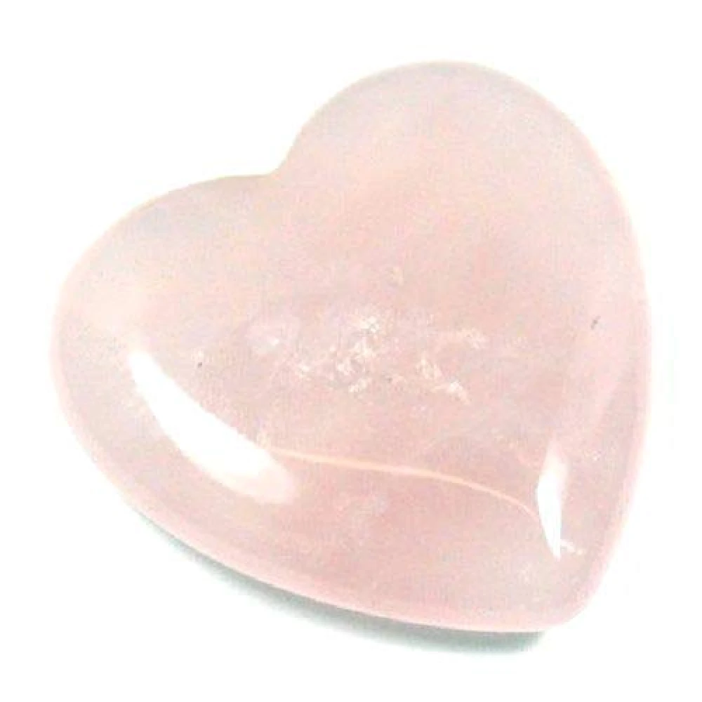 Natural Rose Quartz Heart MINI Crystal, Heart Shape Stone For Heart Chakra And Positive Energy Pack Of 5 Pcs,