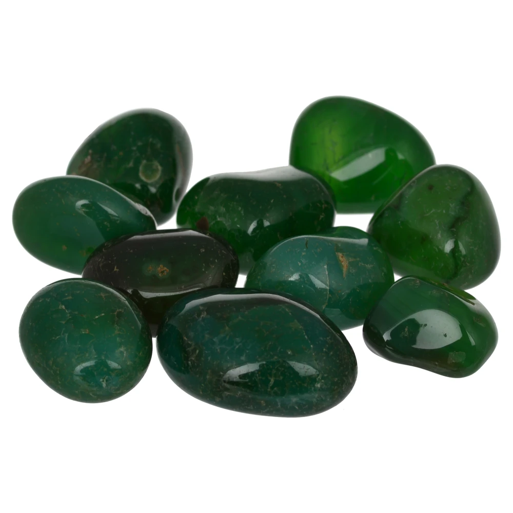 Natural Green Aventurine Crystal Tumble Stones Pack Of 100 gm For Home Decor.