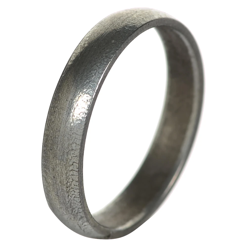 Gray coloured Iron Ring Having Open End for Men and Women.