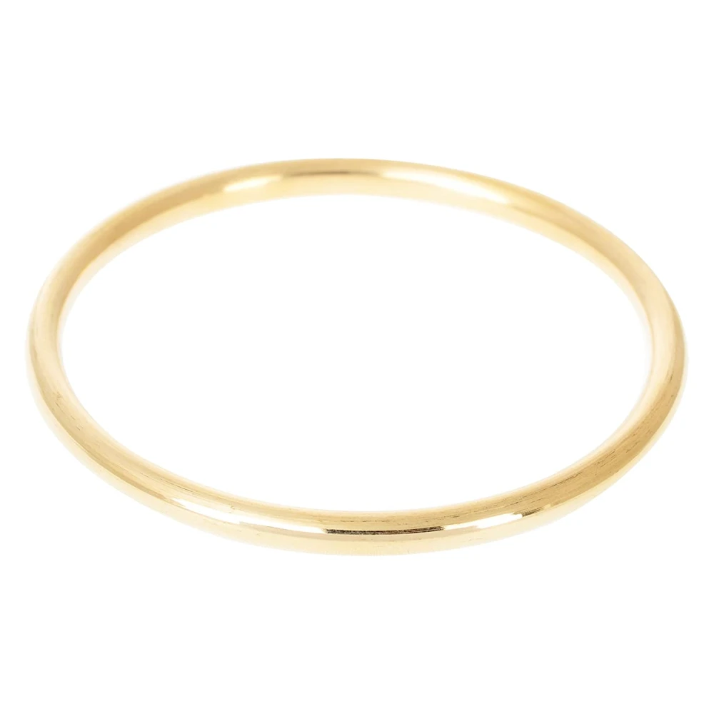 URE Brass Round Kada For Unisex  (Size:2.5 Inche) Golden.