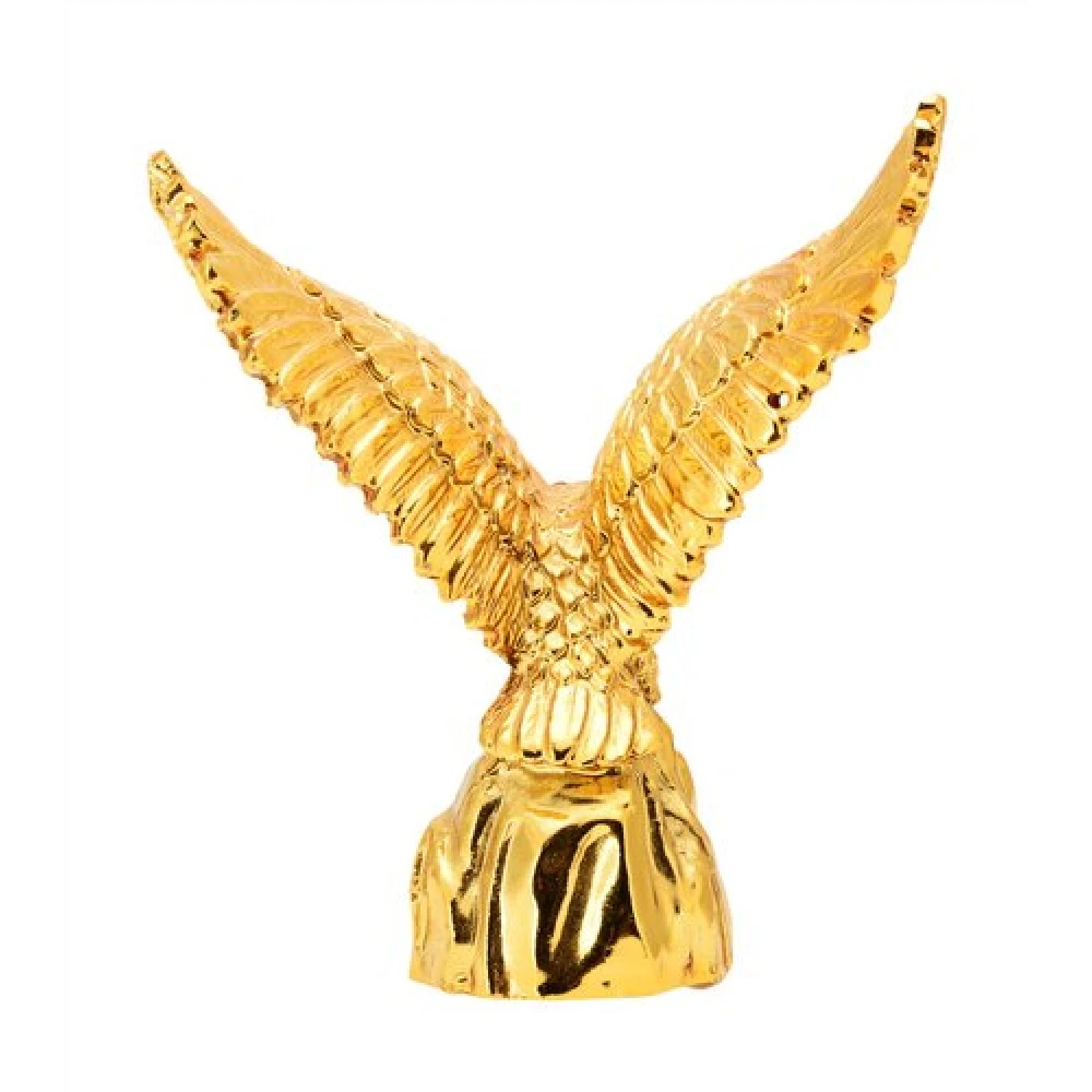FengShui Polyresin Flying Golden Eagle Symbolizes Success/Showpiece