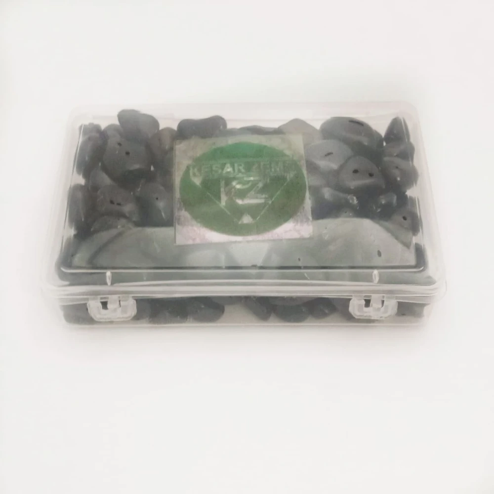 Natural Black Hakik Agate Stones Chip Pack Of 100 gm For Home Décor/Meditation.