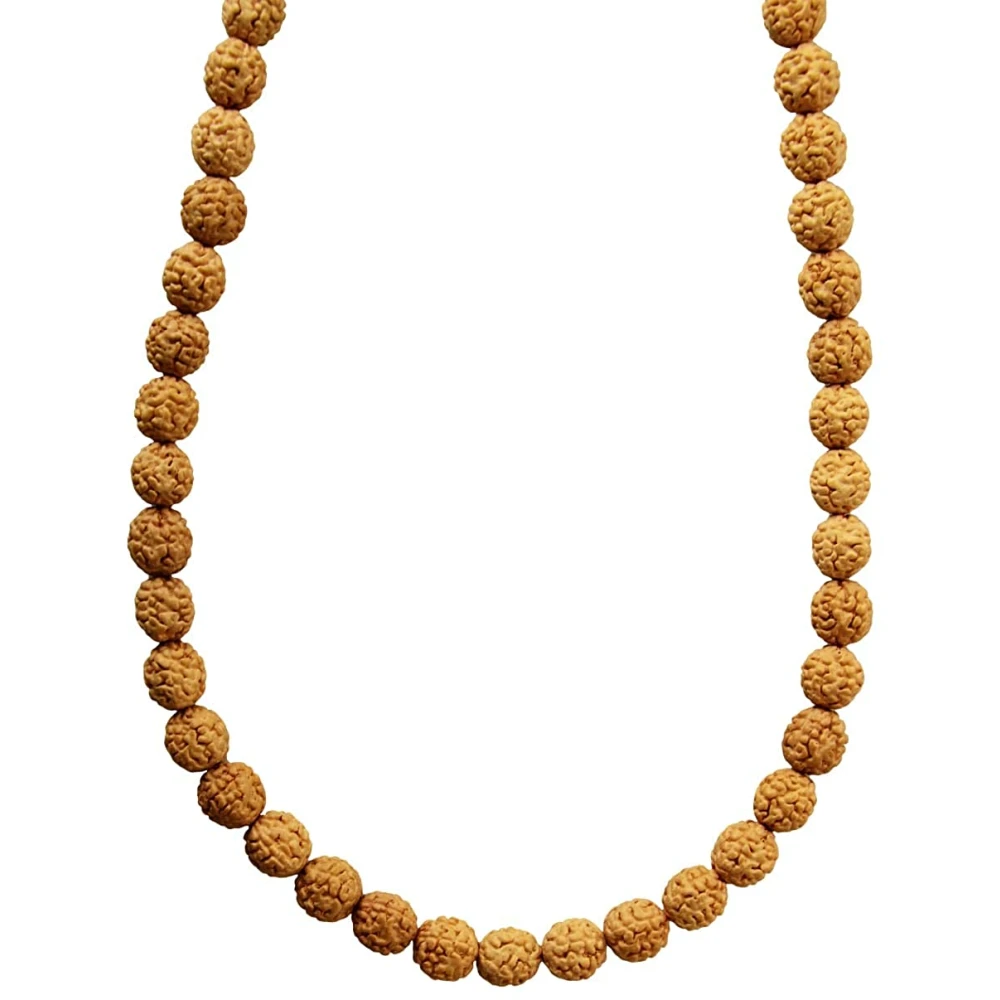 Natural Five Face -Panch Mukhi Rudraksha Mala-Rudraksha 9 MM Beads.