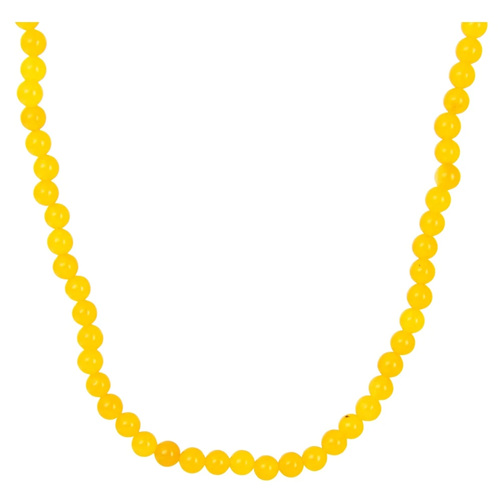 Natural Yellow Agate 6 MM Stone Prayer Rosary 108+1 Beads Jap Mala.