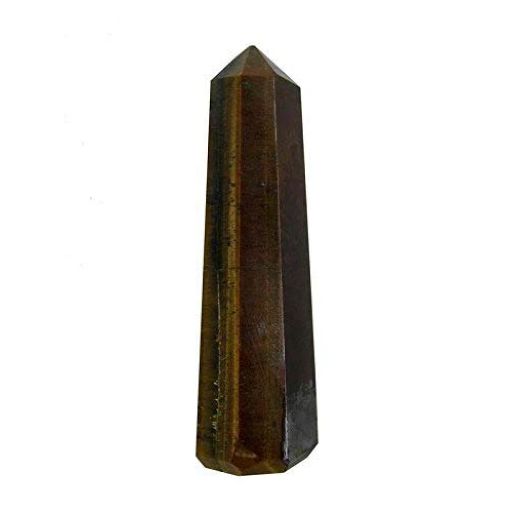 Tiger Eye Crystal Healing Wand with Healing and Calming Effects -Energy Generator.