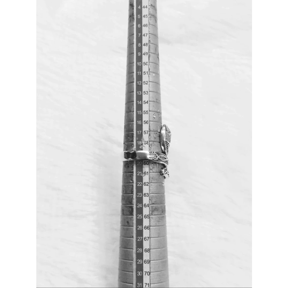 STAINLESS STEEL SNAKE RING  For Men Size-19