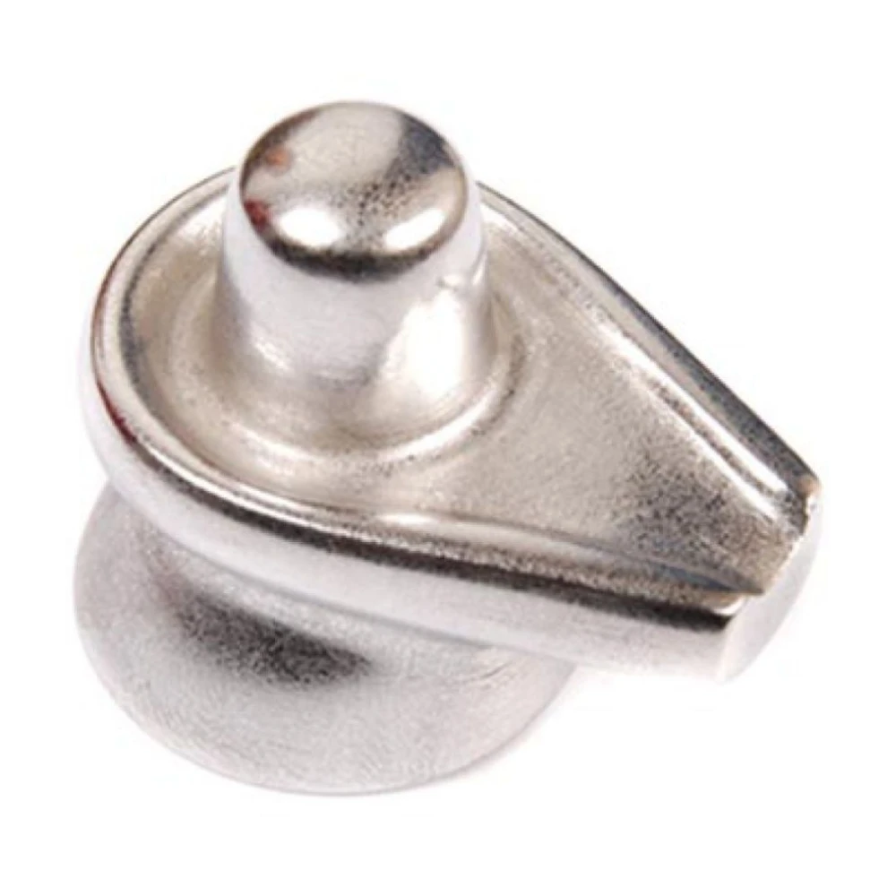 Mercury Lord Shiva's Shivling Idol Parad Idol In (112 Gm) Silver.