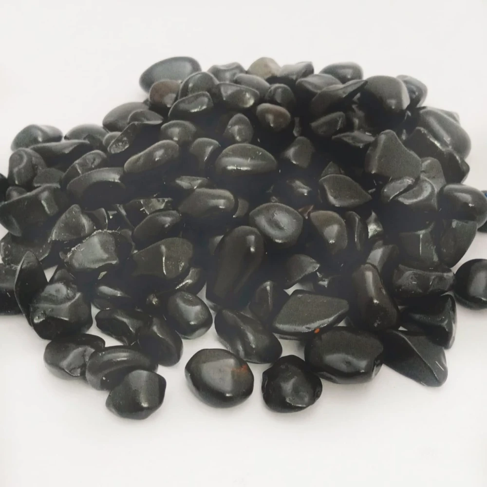Natural Black Hakik Agate Stones Chip Pack Of 100 gm For Home Décor/Meditation.