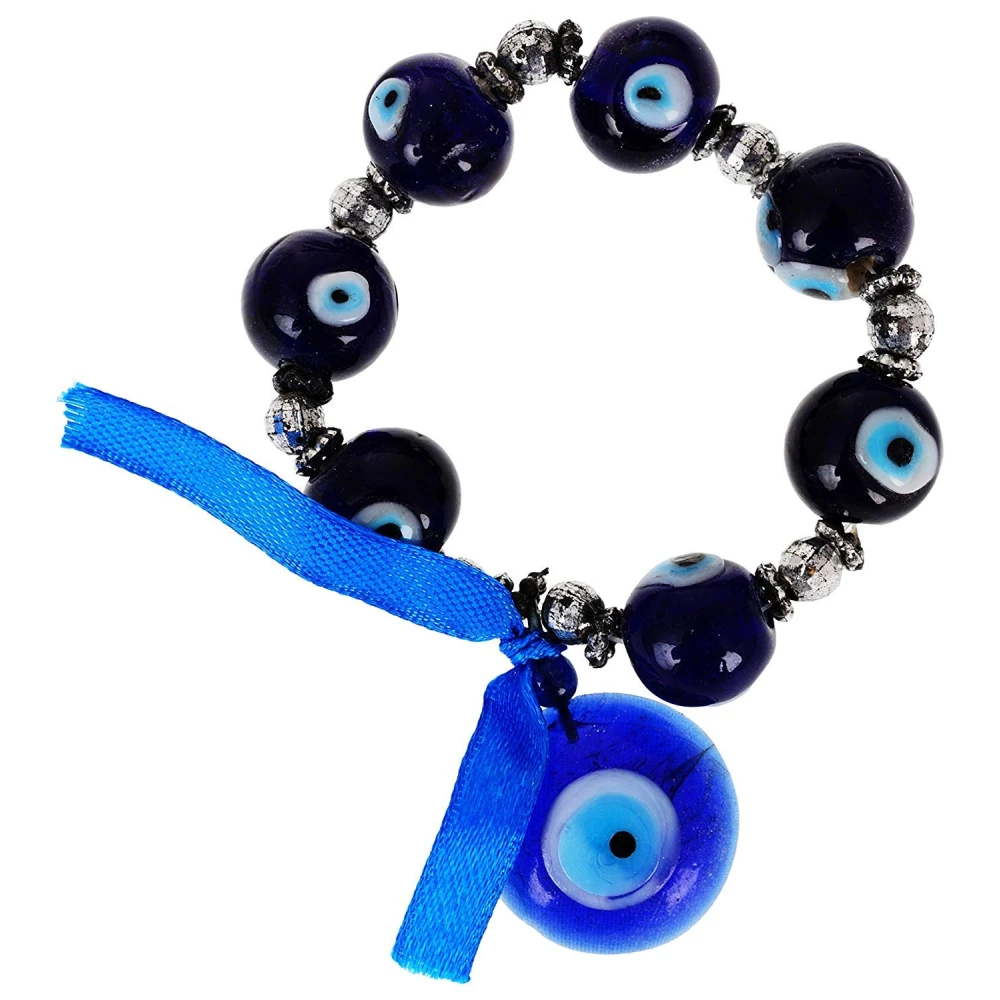 Ceramic Nazar Suraksha Kawach Set (10 x 10  x 3 CM, Pack of 3).