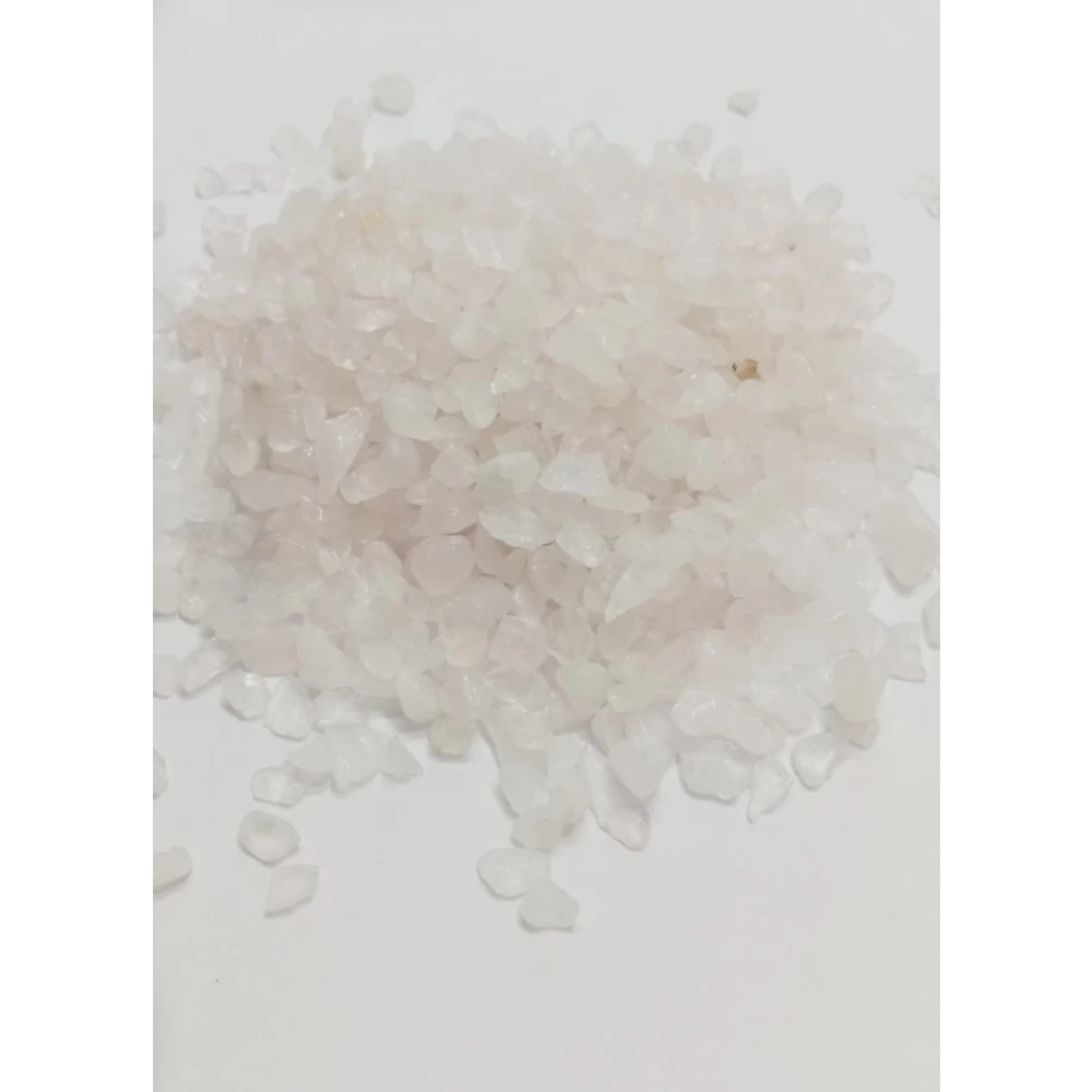 Natural Rose Quartz Stones Chip Pack Of 100 gm For Home Décor.